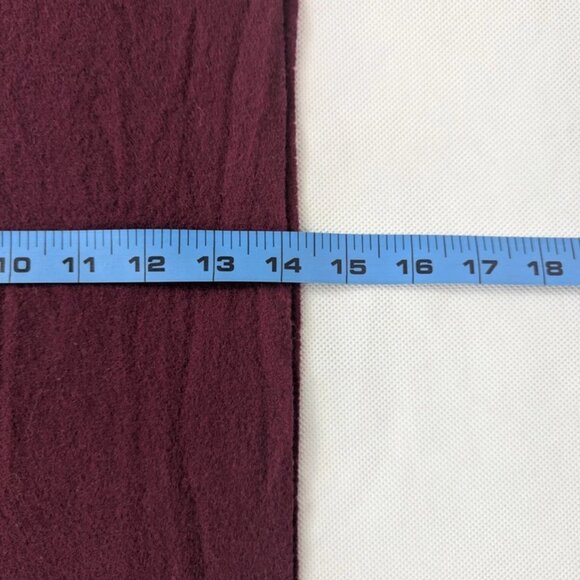 BURBERRY London Knit 100% LambsWool Neck Warmer Maroon SCARF - Picture 5 of 7